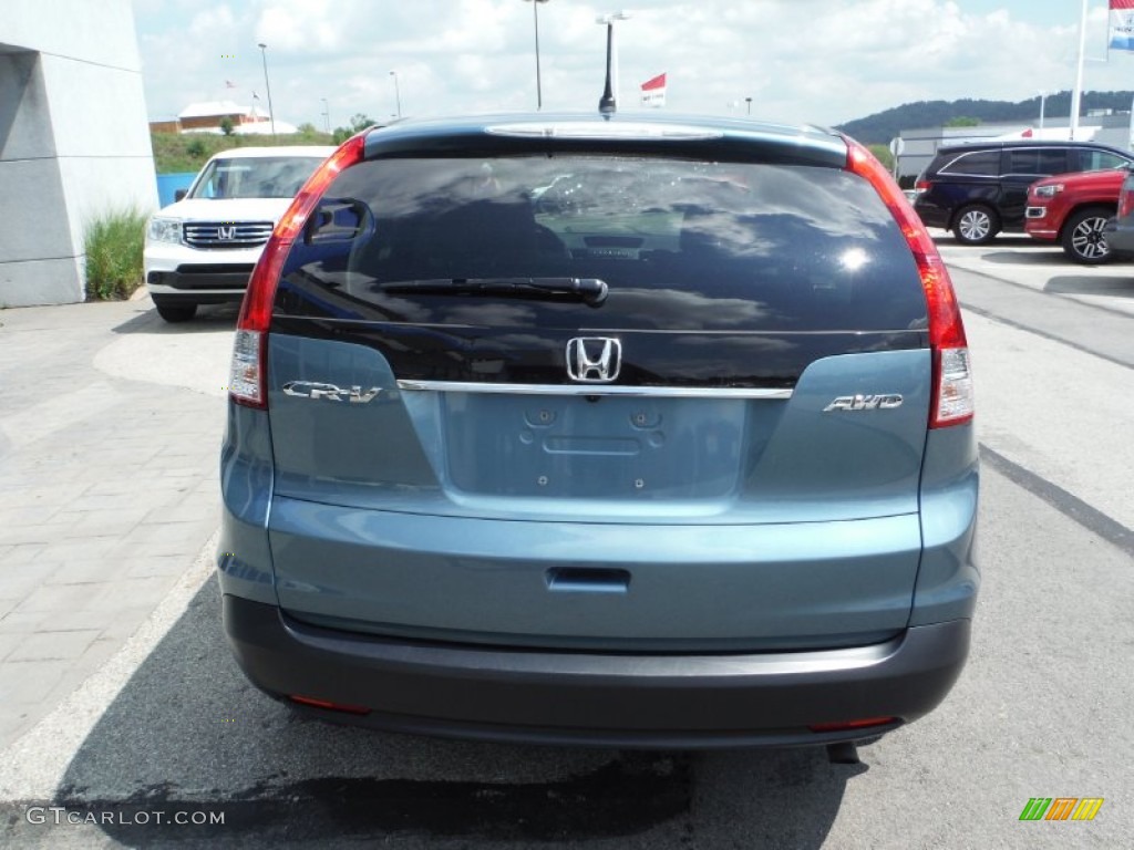 2013 CR-V EX AWD - Mountain Air Metallic / Beige photo #8