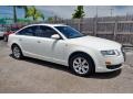 Arctic White 2005 Audi A6 3.2 quattro Sedan Exterior