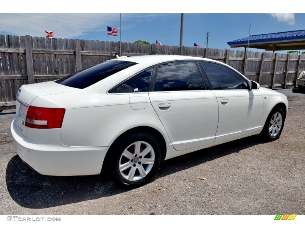 2005 A6 3.2 quattro Sedan - Arctic White / Platinum photo #9