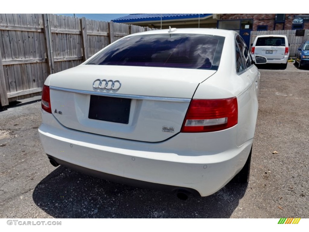 2005 A6 3.2 quattro Sedan - Arctic White / Platinum photo #11