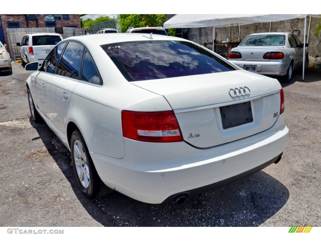 2005 A6 3.2 quattro Sedan - Arctic White / Platinum photo #13