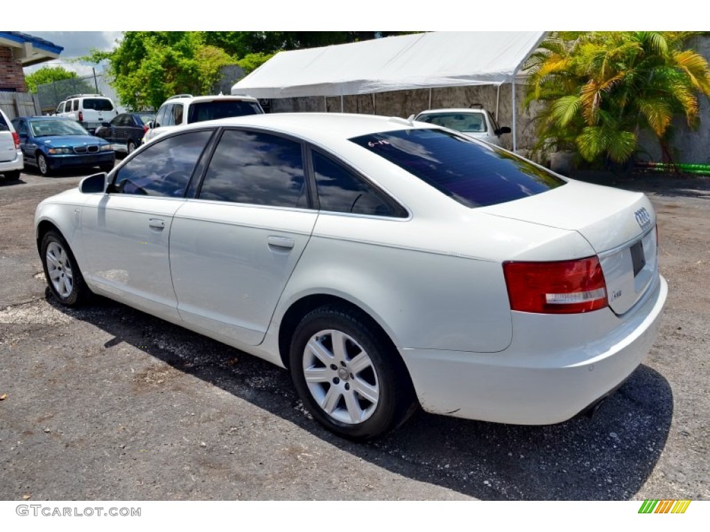 2005 A6 3.2 quattro Sedan - Arctic White / Platinum photo #14