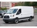 Oxford White 2015 Ford Transit Van 150 MR Long