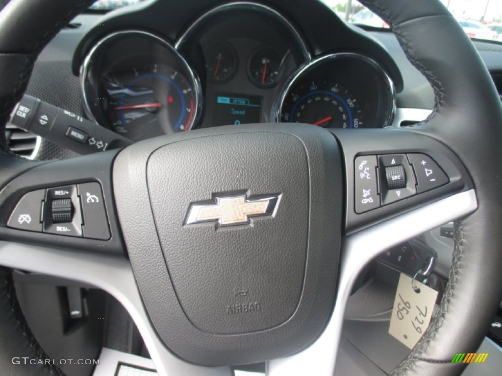 2016 Chevrolet Cruze Limited LT Jet Black Steering Wheel Photo #106324313