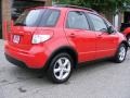 2008 Vivid Red Suzuki SX4 Crossover  photo #5