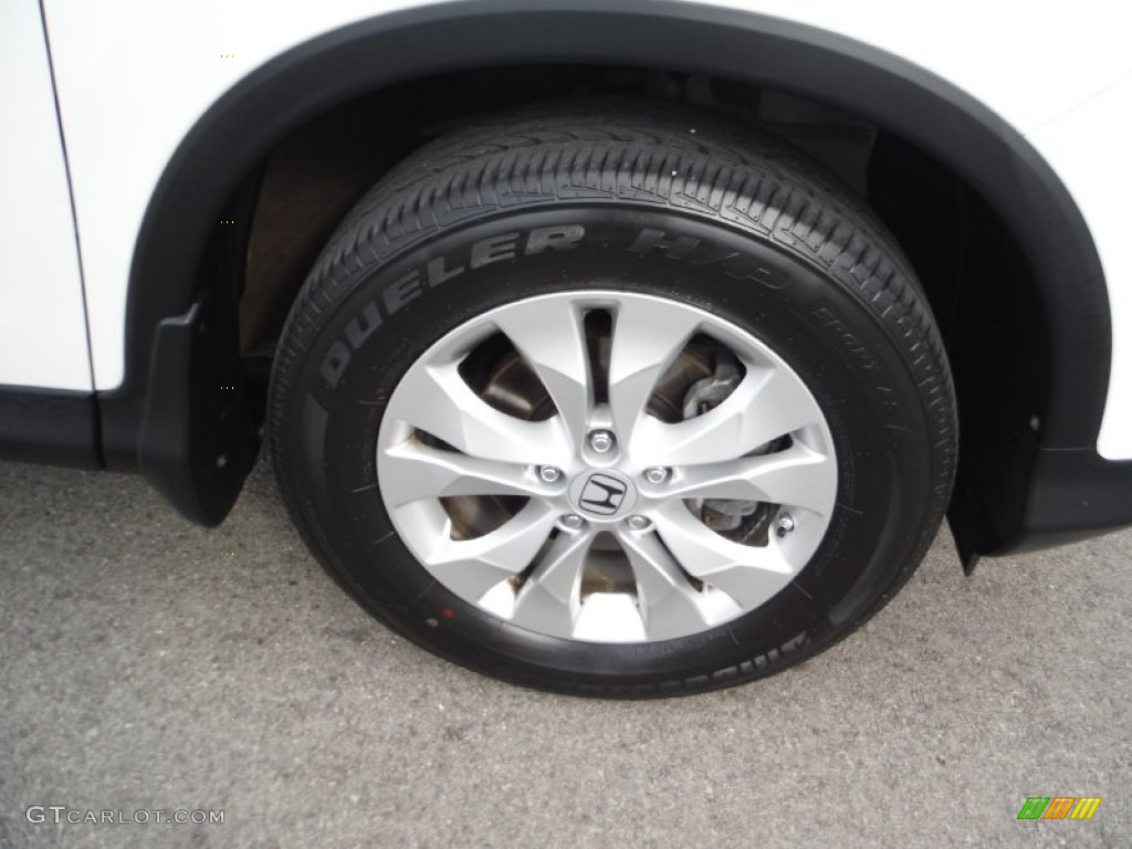2012 CR-V EX 4WD - White Diamond Pearl / Beige photo #3