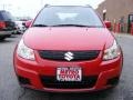 2008 Vivid Red Suzuki SX4 Crossover  photo #8