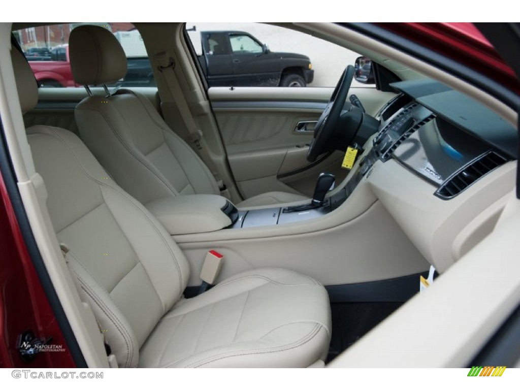 2015 Taurus SEL - Ruby Red Metallic / Dune photo #7