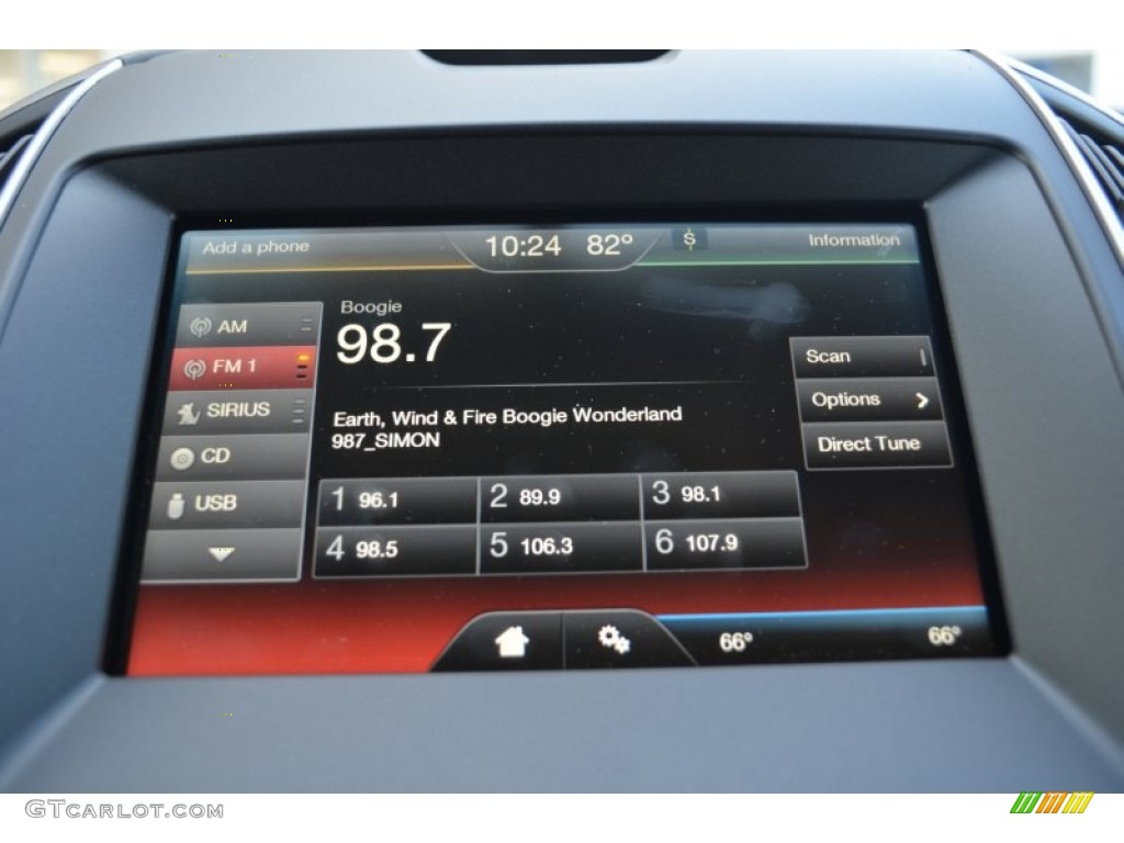 2015 Edge SEL AWD - Deep Impact Blue Metallic / Dune photo #13