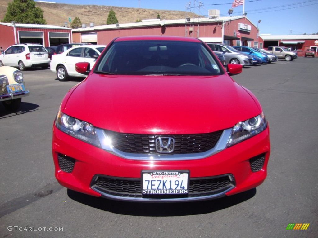 2014 Accord LX-S Coupe - San Marino Red / Black photo #2