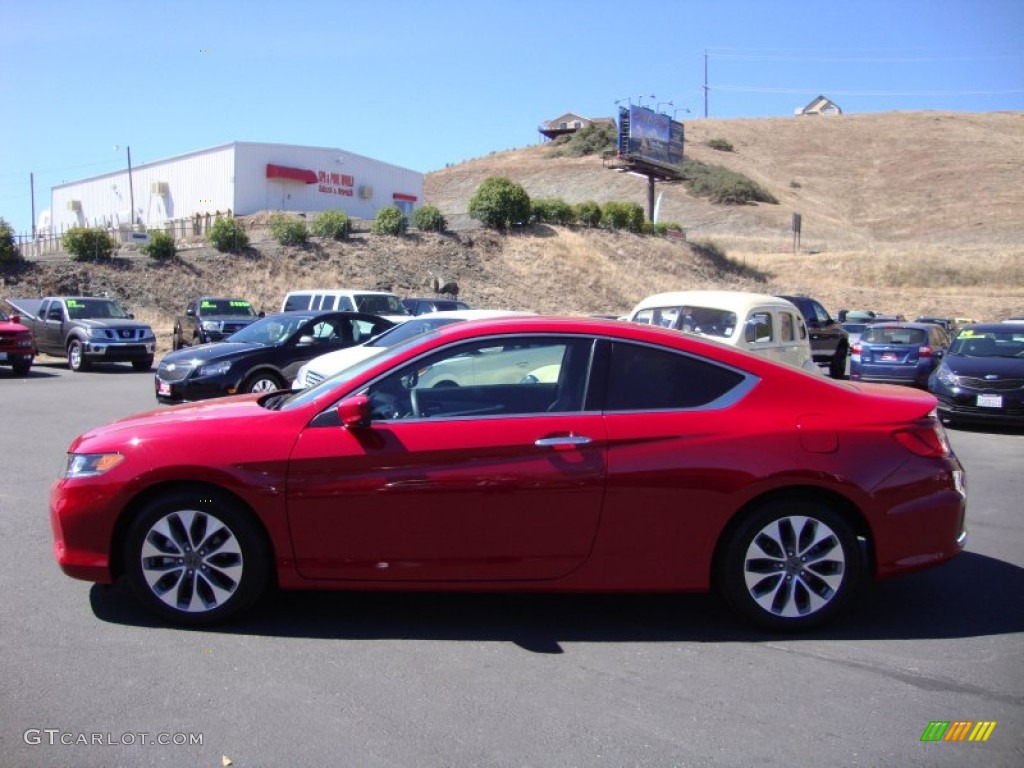 2014 Accord LX-S Coupe - San Marino Red / Black photo #4