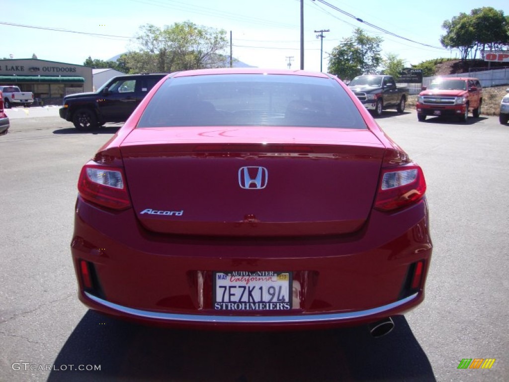 2014 Accord LX-S Coupe - San Marino Red / Black photo #6