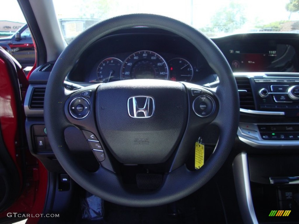 2014 Accord LX-S Coupe - San Marino Red / Black photo #13