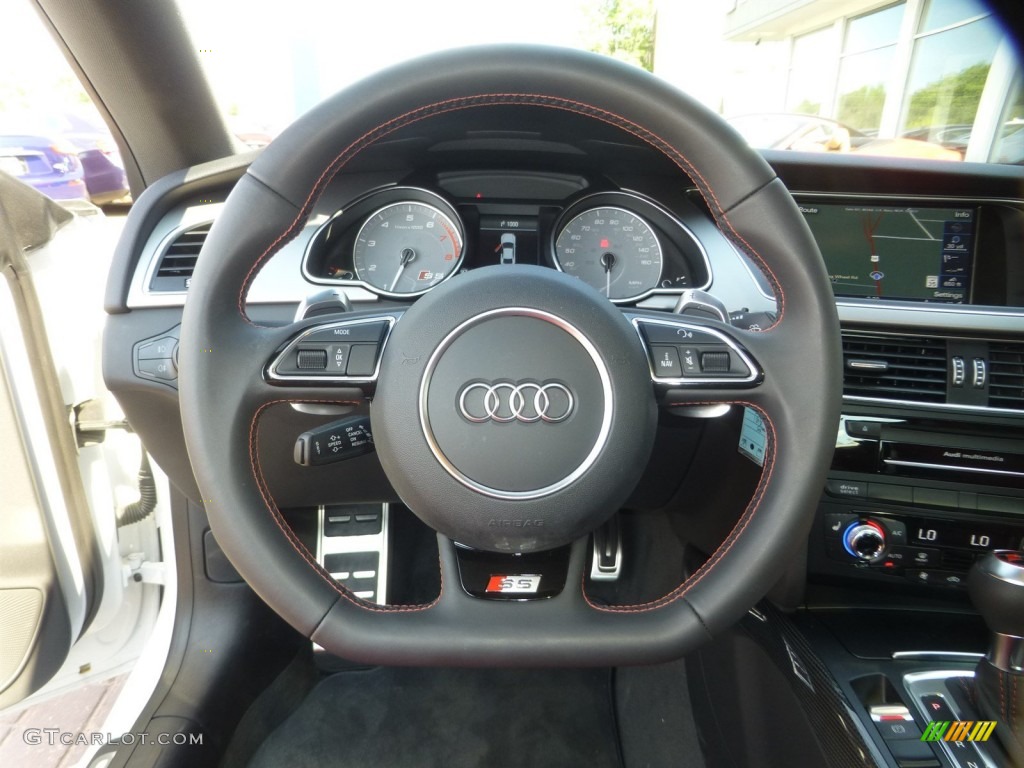 2015 Audi S5 3.0T Prestige quattro Coupe Steering Wheel Photos