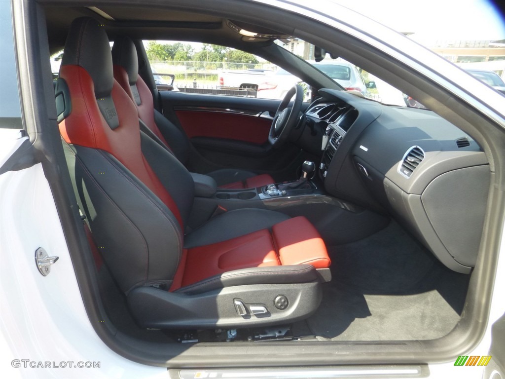 2015 S5 3.0T Prestige quattro Coupe - Ibis White / Black/Magma Red photo #23