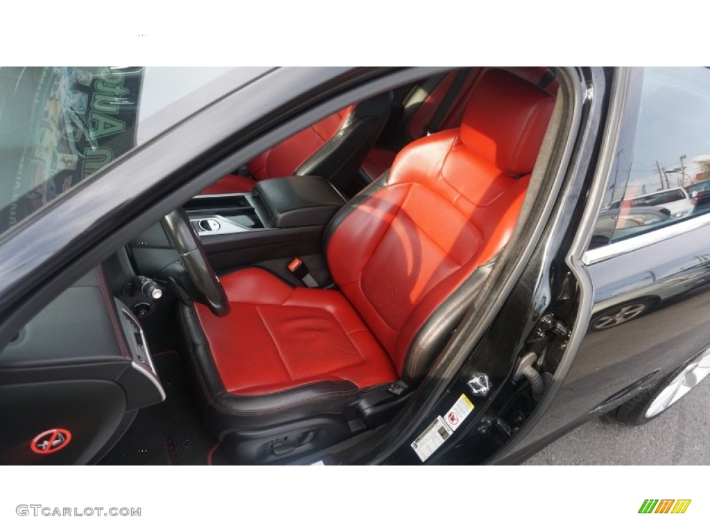 Warm Charcoal/Red Zone Interior 2012 Jaguar XF Portfolio Photo #106329026