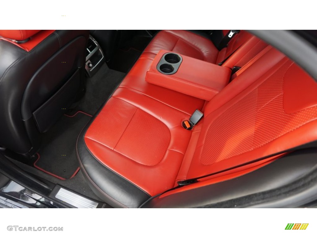 2012 Jaguar XF Portfolio Rear Seat Photo #106329161