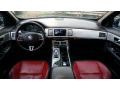 Warm Charcoal/Red Zone 2012 Jaguar XF Portfolio Dashboard