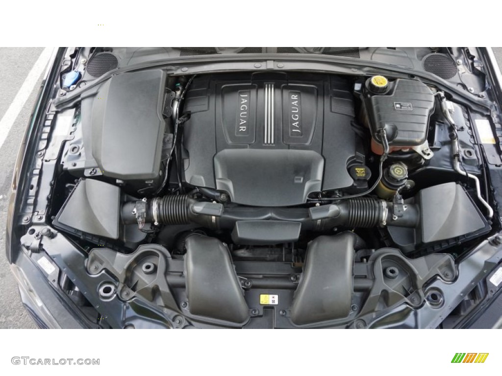 2012 Jaguar XF Portfolio Engine Photos