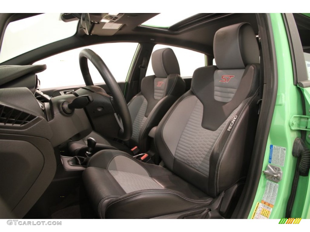 ST Recaro Smoke Storm Interior 2014 Ford Fiesta ST Hatchback Photo #106331678