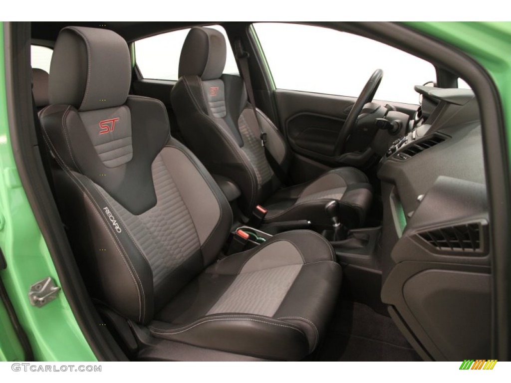 2014 Fiesta ST Hatchback - Green Envy / ST Recaro Smoke Storm photo #14