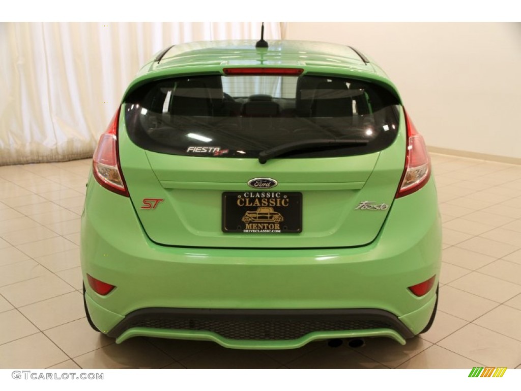 2014 Fiesta ST Hatchback - Green Envy / ST Recaro Smoke Storm photo #17
