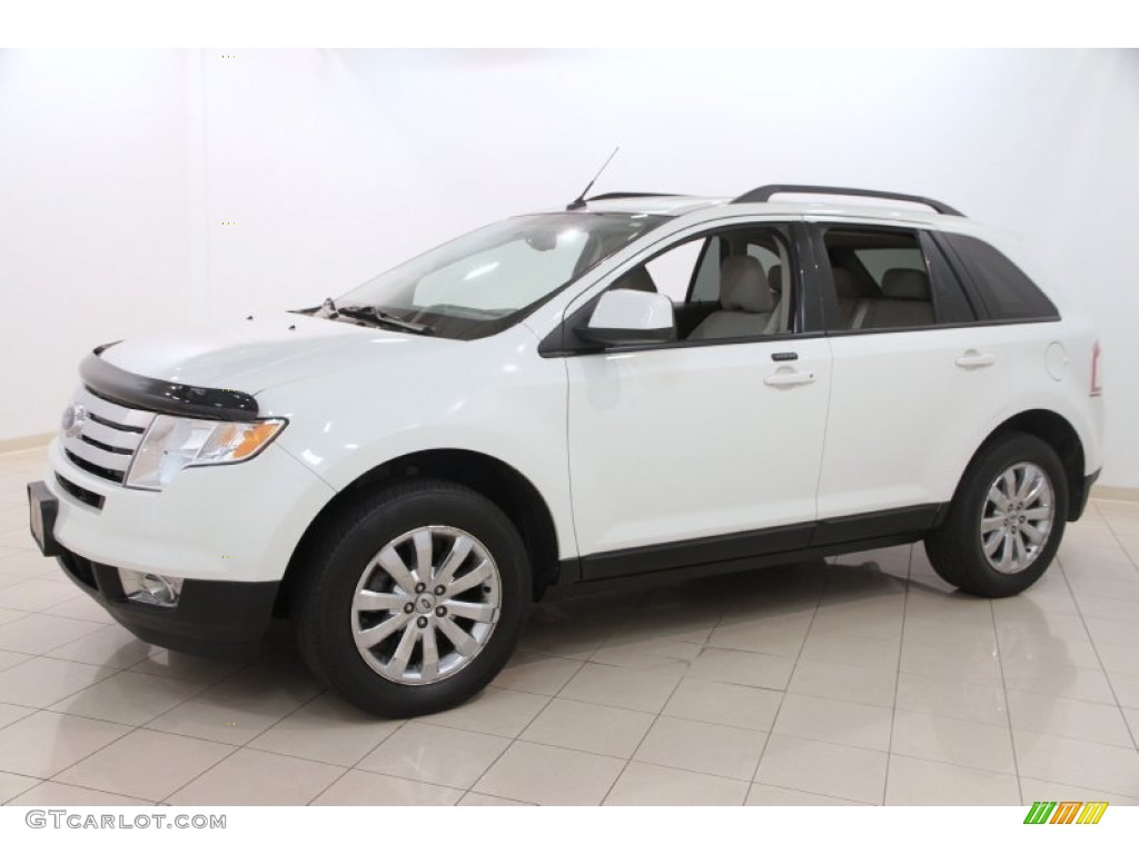 White Suede 2009 Ford Edge SEL Exterior Photo #106332185