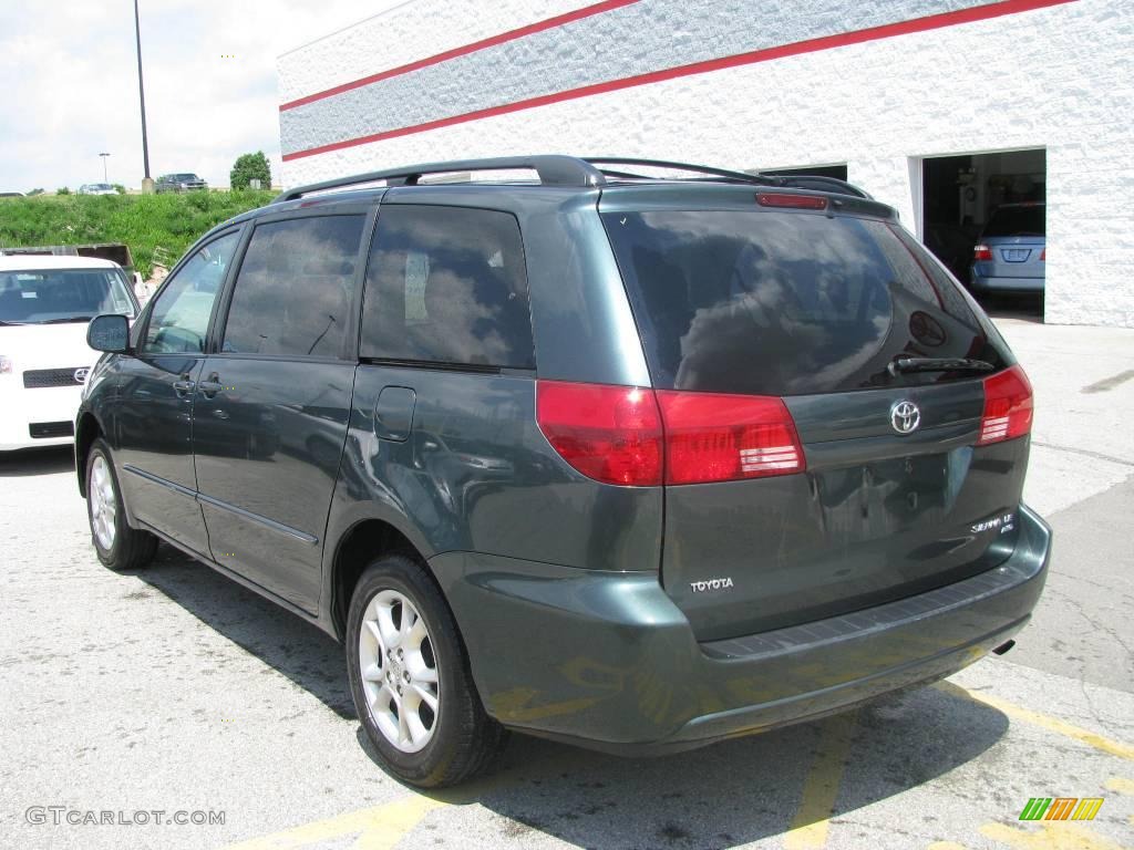 2005 Sienna LE AWD - Aspen Green Pearl / Taupe photo #4