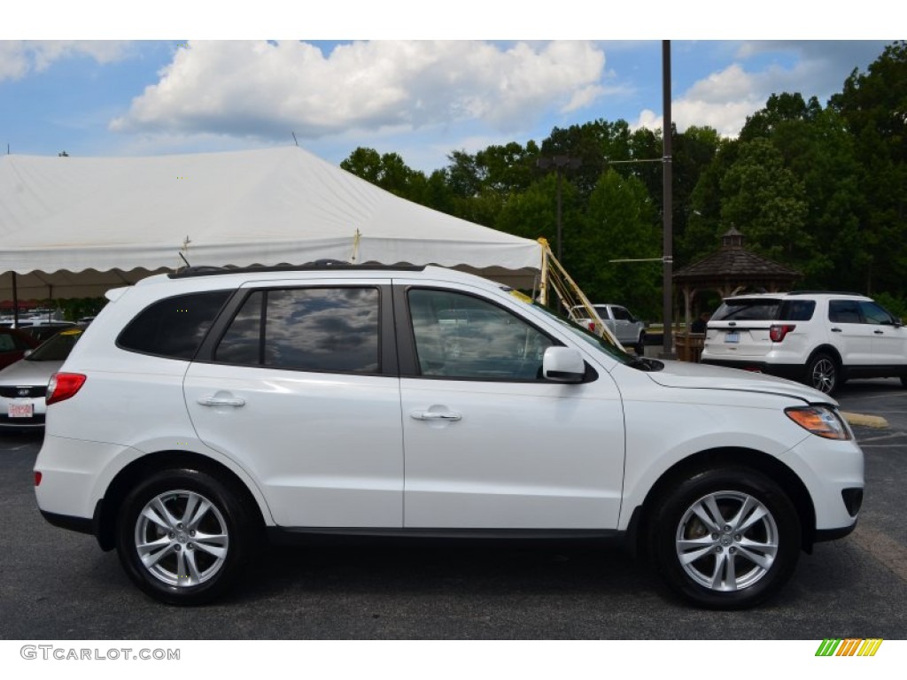 2011 Santa Fe Limited - Frost White Pearl / Beige photo #2