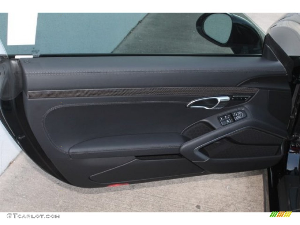 2015 Porsche 911 Turbo S Cabriolet Black Door Panel Photo #106337783