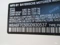 Info Tag of 2016 6 Series 650i xDrive Convertible