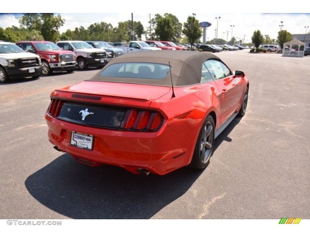 2015 Mustang V6 Convertible - Race Red / Ebony photo #5
