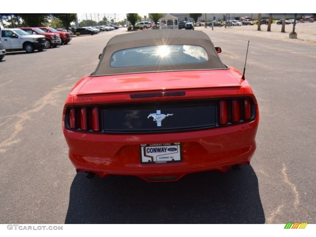 2015 Mustang V6 Convertible - Race Red / Ebony photo #6