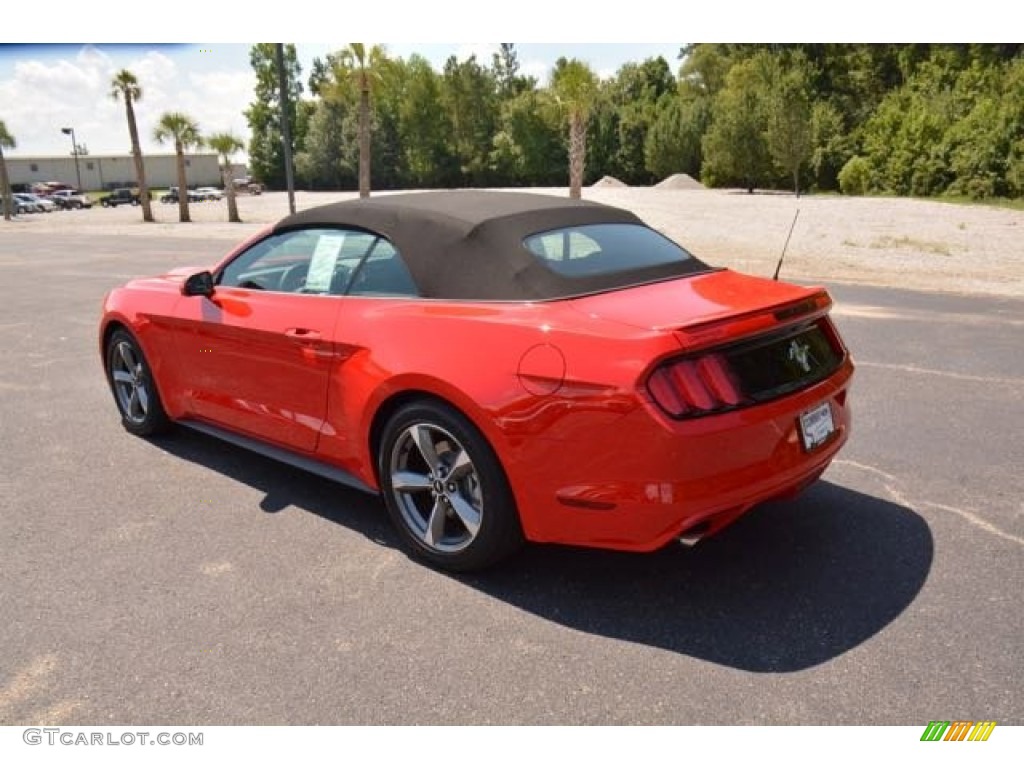 2015 Mustang V6 Convertible - Race Red / Ebony photo #7