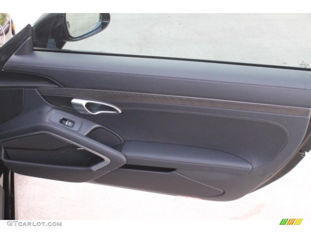 2015 Porsche 911 Turbo S Cabriolet Black Door Panel Photo #106338437