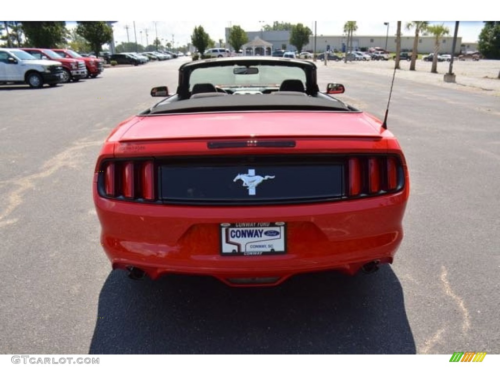 2015 Mustang V6 Convertible - Race Red / Ebony photo #12
