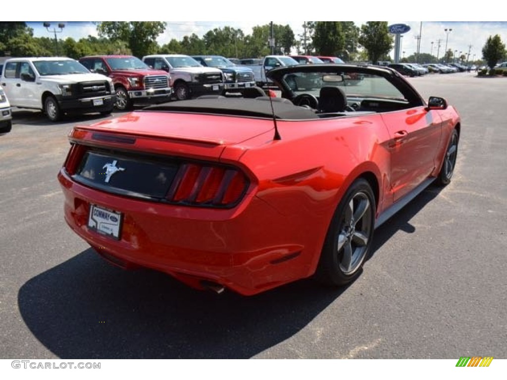 2015 Mustang V6 Convertible - Race Red / Ebony photo #13