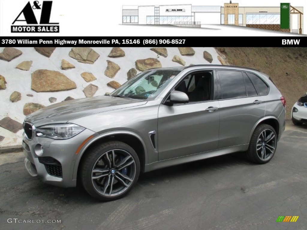 2015 X5 M  - Donington Gray Metallic / Black photo #1