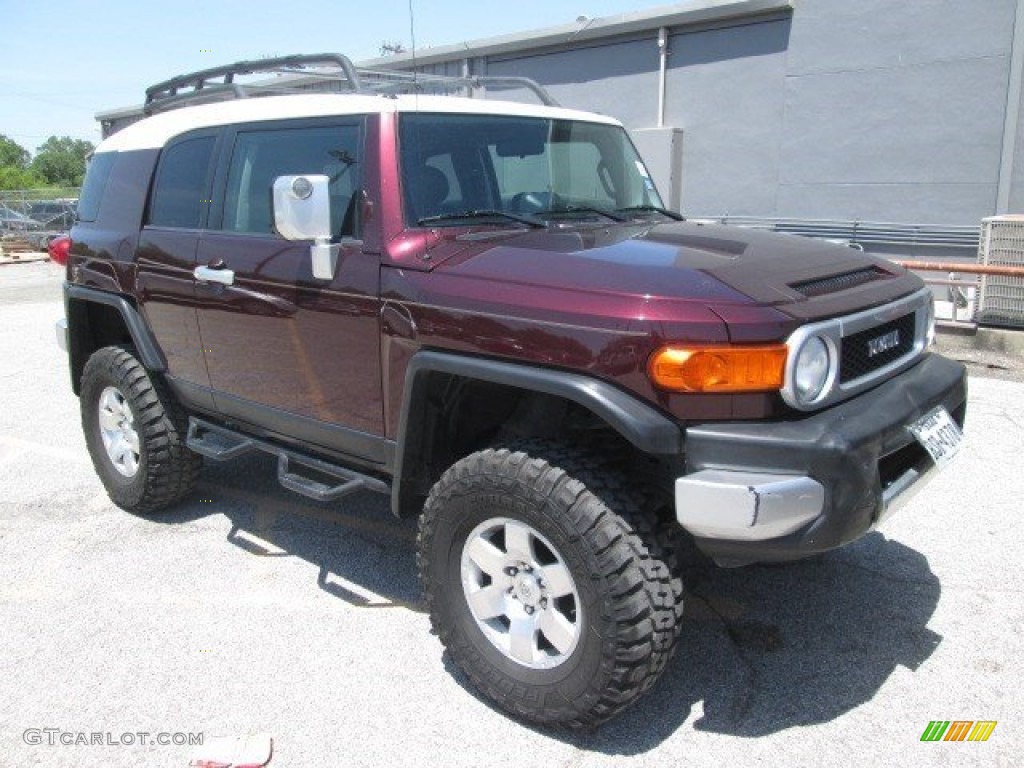 2007 FJ Cruiser 4WD - Black Cherry Pearl / Dark Charcoal photo #1