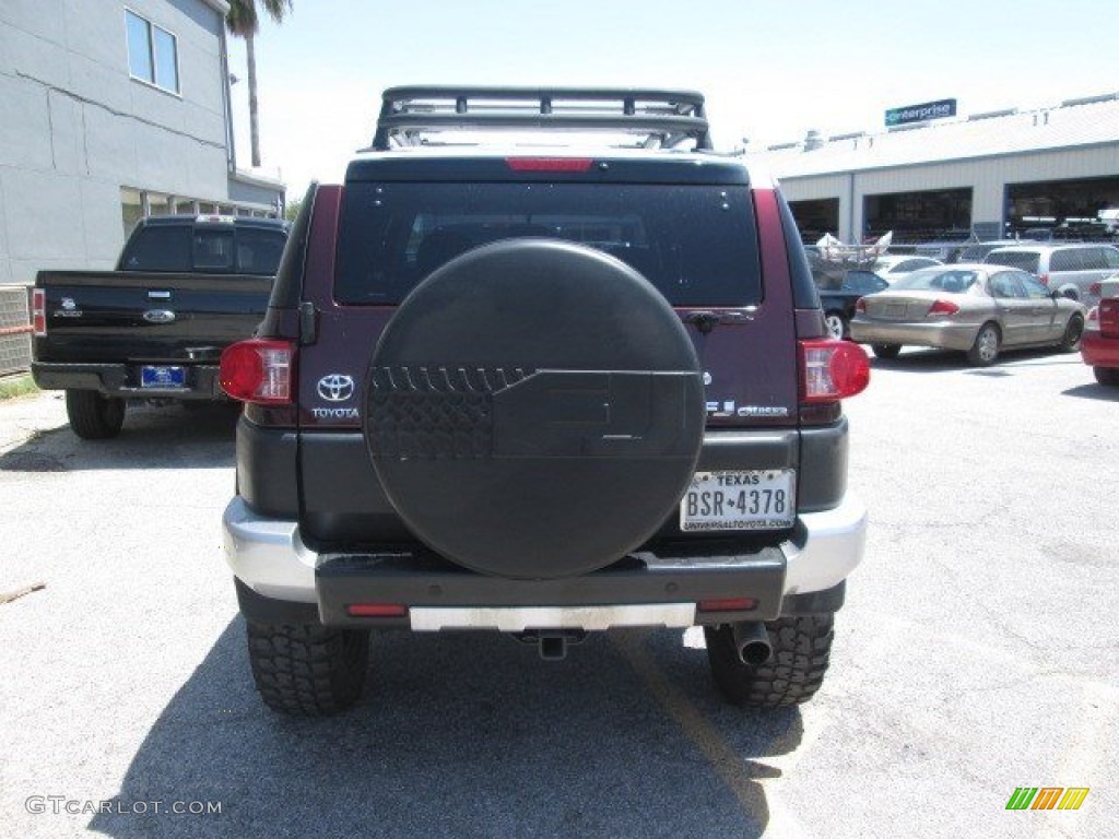 2007 FJ Cruiser 4WD - Black Cherry Pearl / Dark Charcoal photo #4