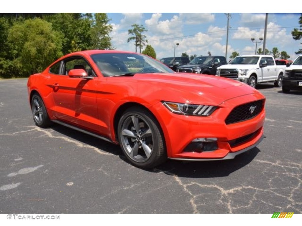 2015 Mustang V6 Coupe - Race Red / Ebony photo #3