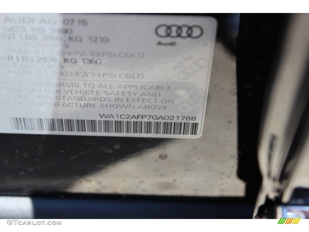 2016 Q5 2.0 TFSI Premium quattro - Brilliant Black / Black photo #35
