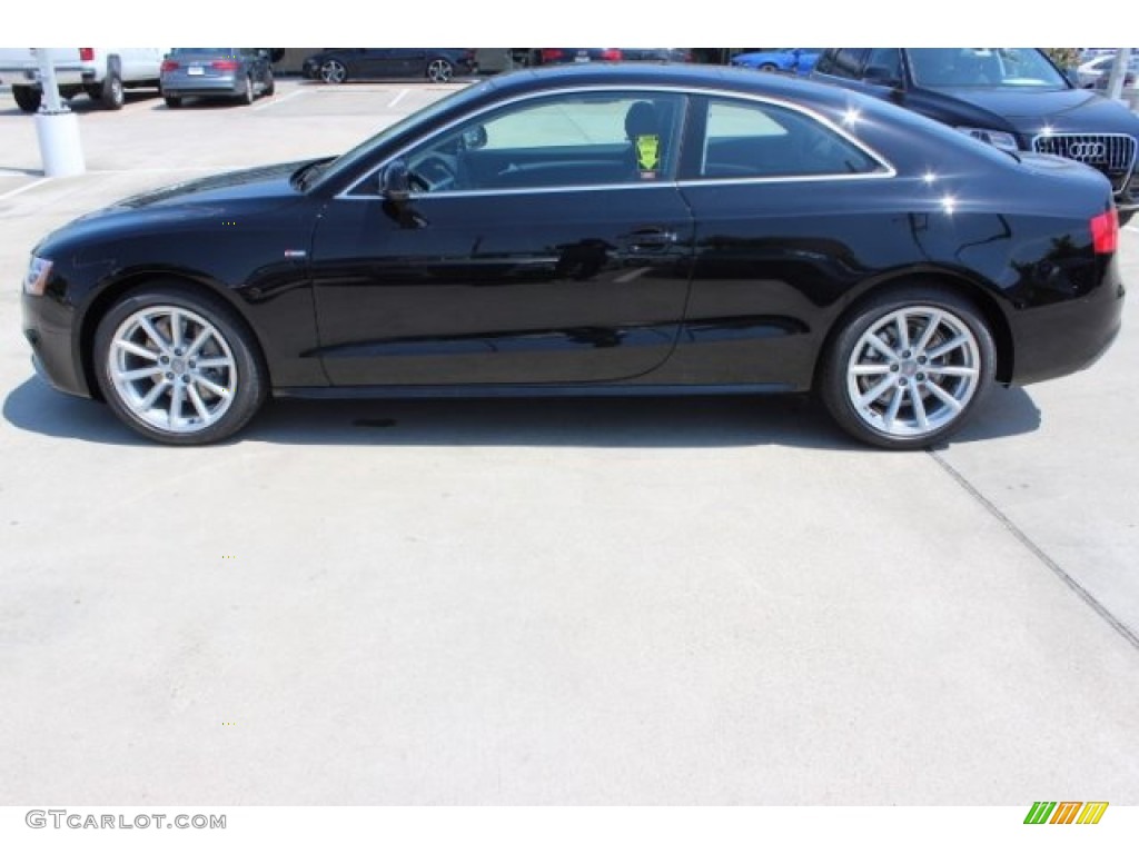 Brilliant Black 2016 Audi A5 Premium Plus quattro Coupe Exterior Photo #106341745