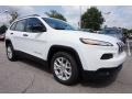 Bright White 2016 Jeep Cherokee Sport Exterior