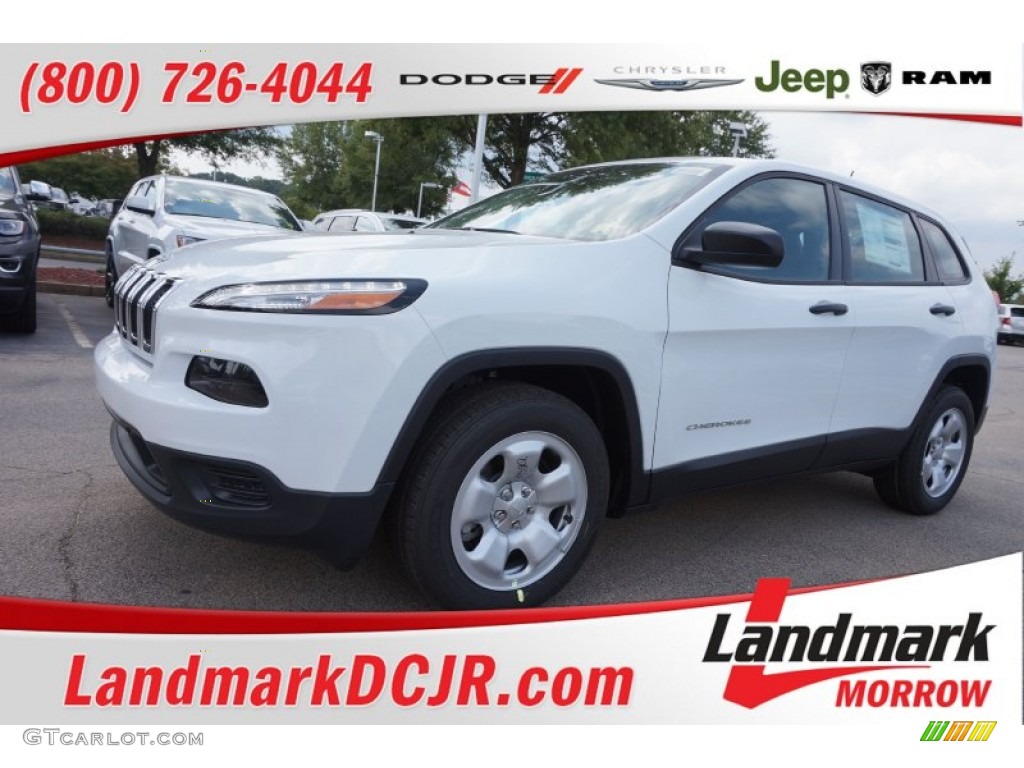 2016 Cherokee Sport - Bright White / Black photo #1