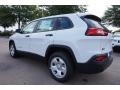 2016 Bright White Jeep Cherokee Sport  photo #2