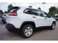 2016 Bright White Jeep Cherokee Sport  photo #3