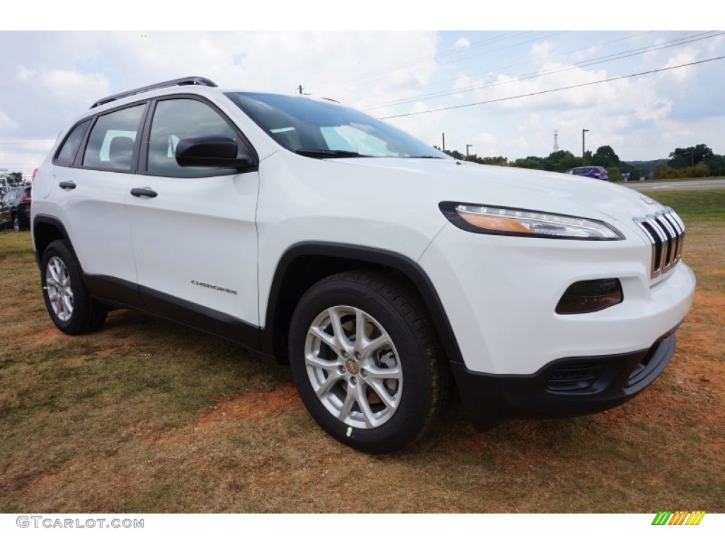 Bright White 2016 Jeep Cherokee Latitude Exterior Photo #106343699