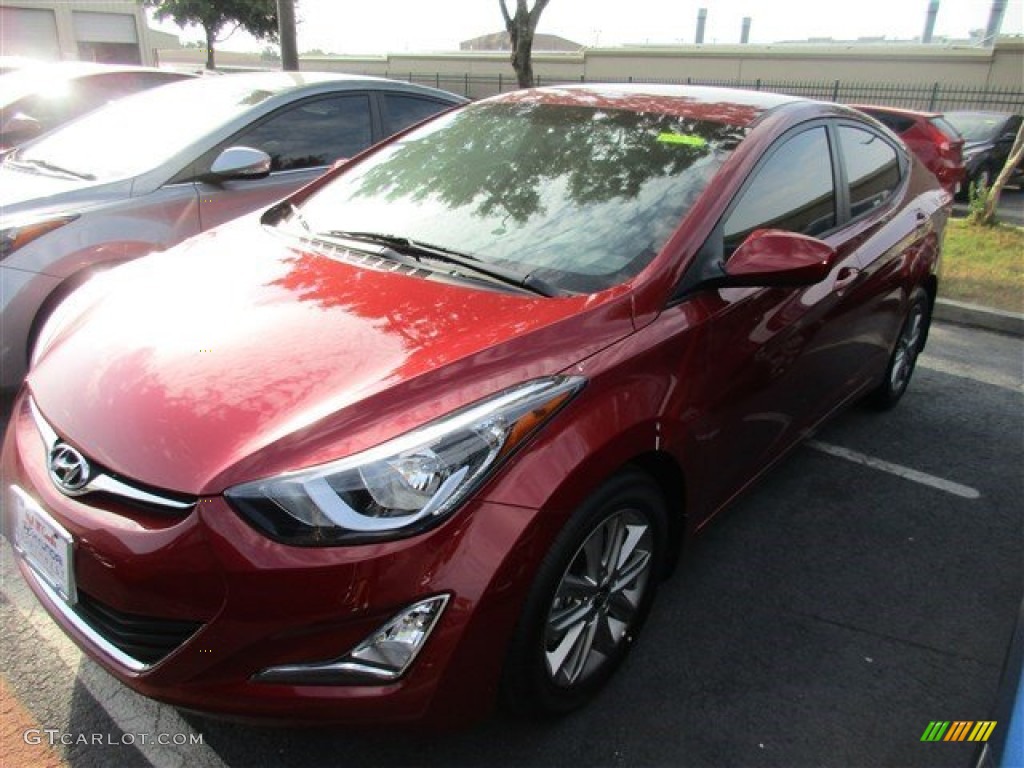 2016 Elantra SE - Red / Beige photo #2