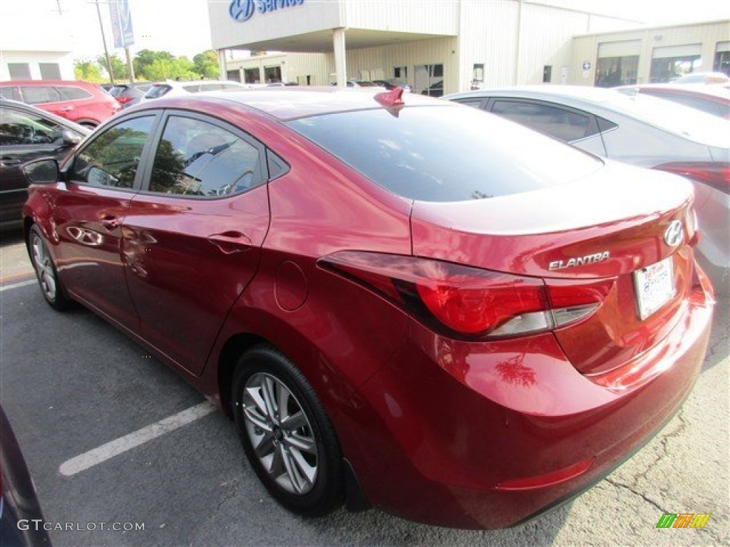 2016 Elantra SE - Red / Beige photo #4